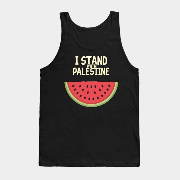 I stand with palestine Tank Top by Aldrvnd